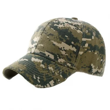 Men Women Summer Cotton Camouflage Printed Baseball Caps Sunhat Outdoor Unisex Sports Adjustable Snapback Anti-UV Hat Visors 5