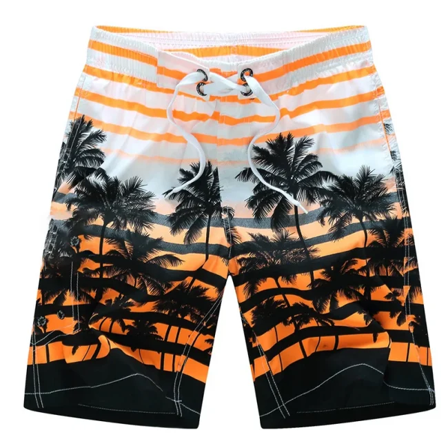 Coconut Tree Mens Swimwear Beach Shorts Surf Board Shorts Sportwear Pant Boy Short Swimsuit Kids Summer Briefs Swimming Trunks 5