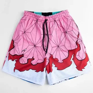 New Anime 3D Printed Comic Gym Fitness Mesh Quick Drying Sports Fashion Shorts Breathable Summer Suitable For Both Men And Women 6