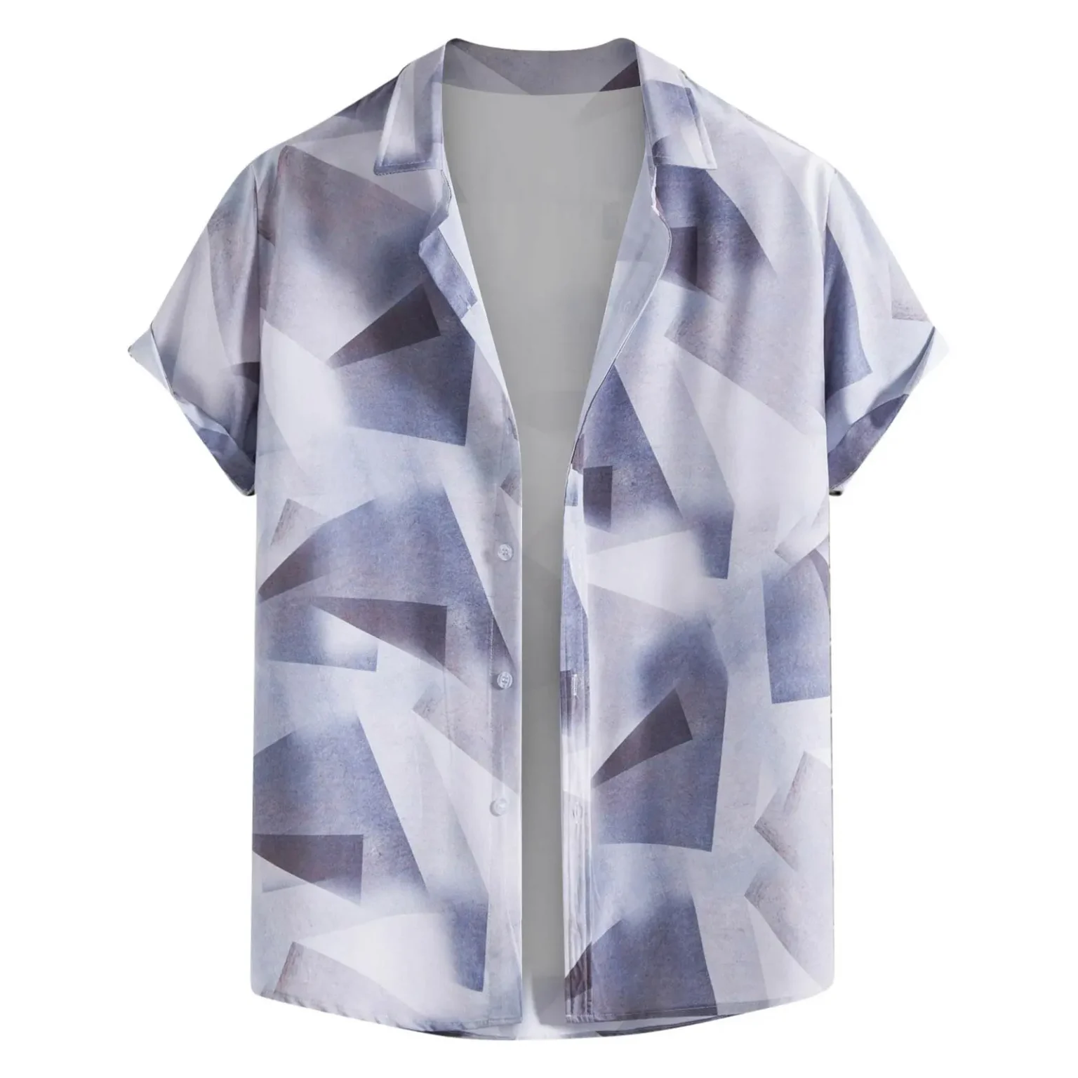Nautical Style Shirt - Men's Relaxed Fit Striped Short Sleeve Top for Beach Days & Weekend Adventures 2