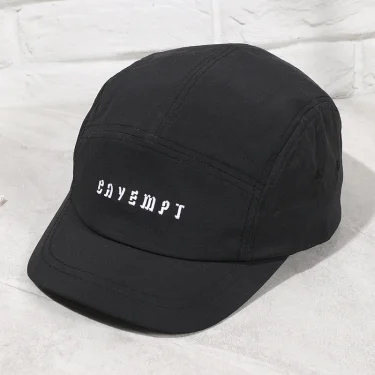 Simple fashion solid color embroidered letter short brimmed baseball cap spring and summer thin waterproof quick-drying cap 3
