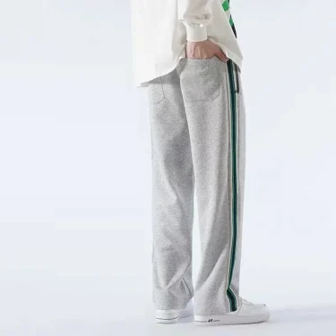 New Tall Men Pants Extra Long Length Straight Legs Winter Autumn Fleece Warm Sweatpants Male 200 Cm 190cm Lengthen 120cm Trouser 3