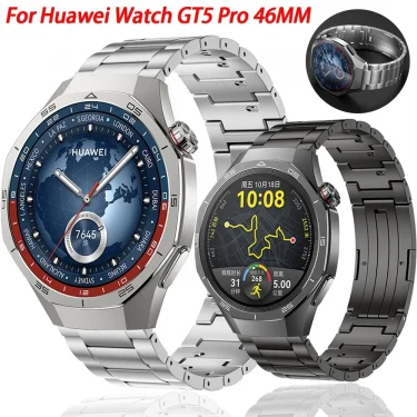 22mm 20mm Titanium Strap for Huawei Watch GT5 Pro 46mm/GT5 4 3 2 2e Quick Release Bracelet Wristband for Huawei Watch 4 Pro Band 1