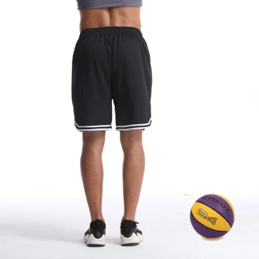 1pcs Men Summer Sports Training Shorts Casual Loose Breathable Fitness Running Speed Drying American Five Point Shorts 3