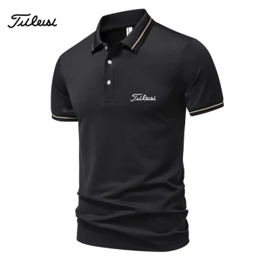 【 High Quality 】 S-3XL Summer New Men's Short sleeved T-shirt Cool and Breathable Polo Shirt Business Casual Top 4