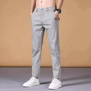 Fashion Men's Pants Summer Suit Pants Casual Korean Men's Pants Joggers Men Streetwear Casual Sports 2