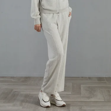 BC809 Autumn and winter high quality women's 100% cashmere trousers 2