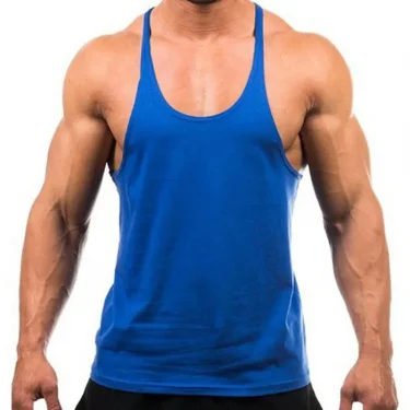 New Style Jogger Gym Singlet Training Bodybuilding Tank Top Vest Shirt Sleeveless Fitness Cotton Shirt For Men 3