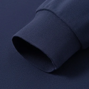 New Men's Business Casual Long Sleeved Shirt Solid Color Polo Shirt Fashionable Breathable Comfortable Versatile Top 6