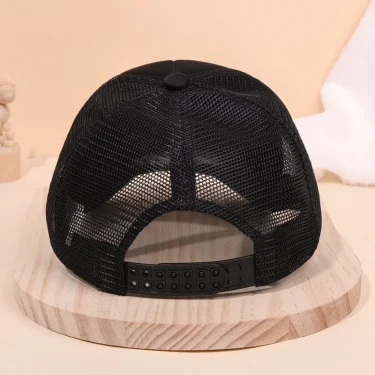 A children's mesh breathable baseball cap for spring and summer sun shading, children's duckbill cap trucker hat 5