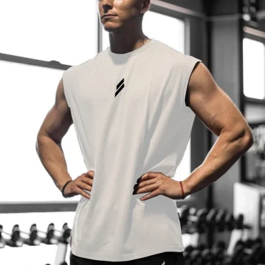 New summer mens sports vest mens sleeveless T-shirt quick drying breathable loose casualvestbasketballrunningtrainingfitnesssuit 1
