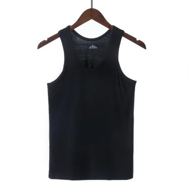 Summer Plus Size Men Clothing Tank Tops Black White Gray Singlets Sleeveless Fitness Men Vest Casual Bodybuilding Vest New 4