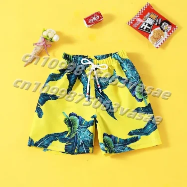 Hot Selling Sports Shorts Beach Wear Adult/children's Summer Swimming Pants Casual Loose Jacket Cartoon Pants 3