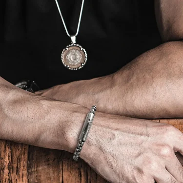 Vnox 6mm Box Chain Bracelets for Men, Basic Punk Stainless Steel Links Wristband, Casual Male Jewelry 2
