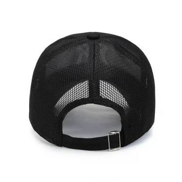 New Summer Unisex Women Men Baseball Caps Male Female Breathable Mesh Snapback Hats Black Casual Sport Hats Cap For Women Men 3