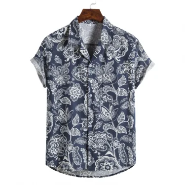 New Luxury Men's Polo Shirt Man T-shirt Shirts And Blouses Fashion Clothing Social T-shirts Hawaiian Cotton Oversize 3