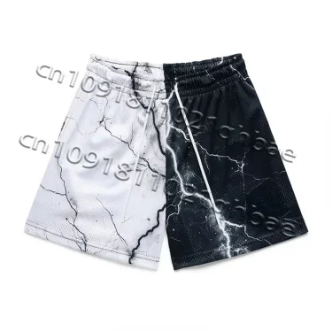 Mesh Basketball Shorts Men's Sports Shorts Quick Drying Loose Sports Shorts Adult/children's Casual Fashion Running Beach Shorts 1