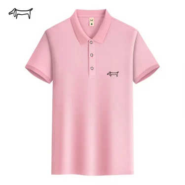 Men's Summer Casual Fashion Polo Shirt Short Sleeve Men's Short Sleeve Button Collar Top T-shirt Short Sleeve Collar Fashion 2