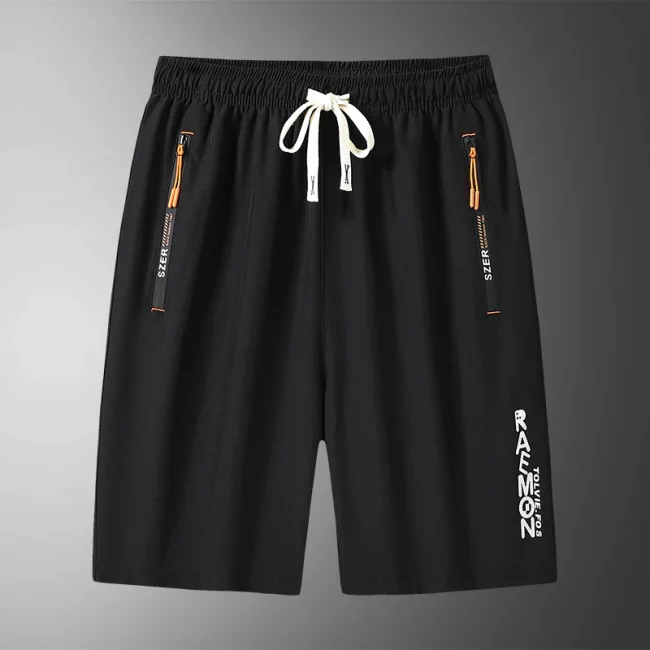 Summer Men's Elastic Waistband Stretchy Casual Shorts for Outdoor Sports Activities and Beach, Quick-Dry Breathable Design 4
