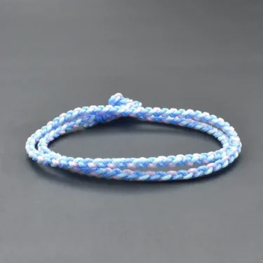 Minimalist Thread Rope Bracelets Men Women Handmade Double Layered Multicolor Thread Bracelet Couple Braclet Best Friend Gift 6