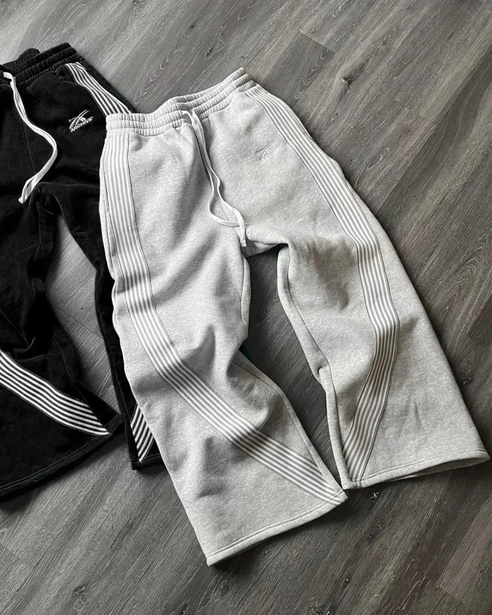 Y2k Embroidered Gray Casual Pants Camo Functional Tactical Functional Men's Women's Premium Jogging Drawstring Sweatpants 1