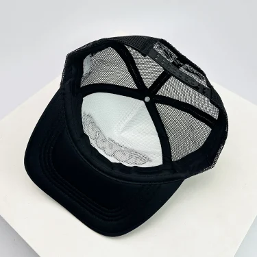 New Unisex Color Block Printed Letter Embroidery Baseball Hats Hip Hop Breathable Mesh Sunshade Street Trucker Caps Versatile 5