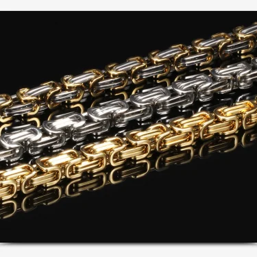 HNSP 8MM Stainless Steel Bracelet Homme Hand Chain For Men Bracelet Motorcycle Bikes Rock Male Jewelry 5
