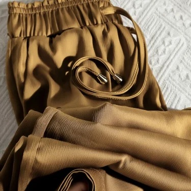 2025 Summer Fashion Women's Casual Trousers Loose Versatile Straight Sunscreen Wide Leg Pants 2