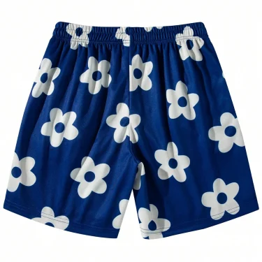 Men's Fashionable Floral Print Beach Shorts Summer Seaside Surfing Vacation Quick-drying Sweat-absorbing Trendy Shorts 2