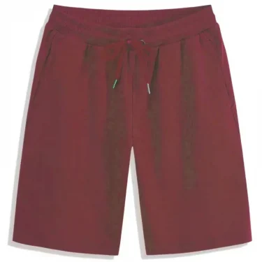 Summer Solid Men's Shorts Elastic Drawstring Shorts Joggers Loose Fitness Breathable Sports 5 piece Cotton Outfit Casual Pants 5