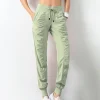 Green Women Pant