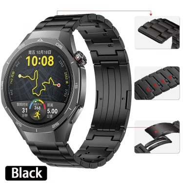 22mm 20mm Titanium Strap for Huawei Watch GT5 Pro 46mm/GT5 4 3 2 2e Quick Release Bracelet Wristband for Huawei Watch 4 Pro Band 3