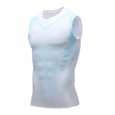 Compression Tank Top Men Gym Shirt Sleeveless Quick Dry Printing Sportswear Male Fitness Bodybuilding Vest Workout Muscle Top 5