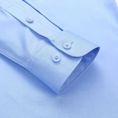 New Fabrics Modal Shirts Men Long Sleeve 8XL Micro Elasticity Men Shirts Long Sleeve Slim Fit Anti-wrinkle Classic 3