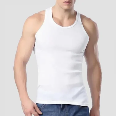 2025 New Men's Summer Lightweight Cotton Tight Vest Sports Casual Family Pajamas Outdoor Tight Top Breathable Quick Drying Vest 2