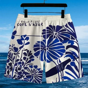 Men's Hawaiian Swim Trunks 3D Yellow And Black Car Print Beach Shorts Quick Dry Outdoor Leisure Sports Shorts Casual Men's Short 5