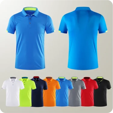 Quick Drying Short Sleeved Polo Shirt Golf Company Group Brand Breathable Mesh Lapel Sports Short Sleeved 8 Colors Large 2024 1