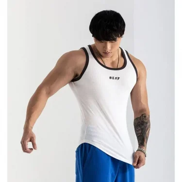 Sports Vest Male Summer New Slim-fit High Elastic Training Jacket Sleeveless Fitness Clothes High Elastic Quick Dry Breathable 5