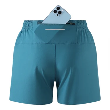 Summer Ice Silk Three-quarter Pants Sports Shorts Men Casual Loose Elastic Running Fitness Quick-drying Large Size Thin Style 1