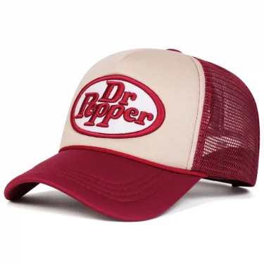 Unisex Dr Prpper Letter Embroidery Baseball Net Caps Spring and Summer Outdoor Adjustable Casual Hats Hip Hop Hat Sunscreen Hat 2