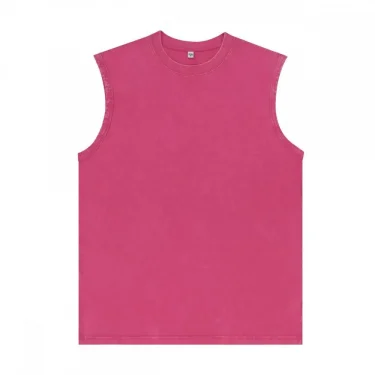 2025 Darc Sports Fitness Men Washed Vest Breathable Vintage Running Sleeveless Shirts Top Trend Mens Training Crewneck Tank Tops 3