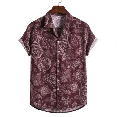 New Luxury Men's Polo Shirt Man T-shirt Shirts And Blouses Fashion Clothing Social T-shirts Hawaiian Cotton Oversize 1