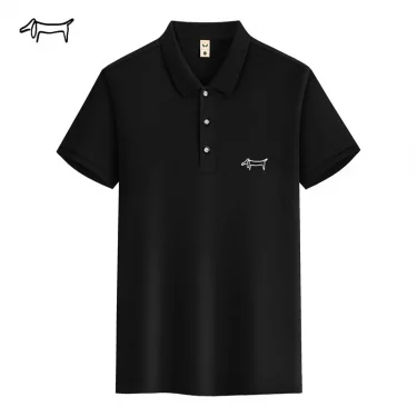 Men's Summer Casual Fashion Polo Shirt Short Sleeve Men's Short Sleeve Button Collar Top T-shirt Short Sleeve Collar Fashion 1