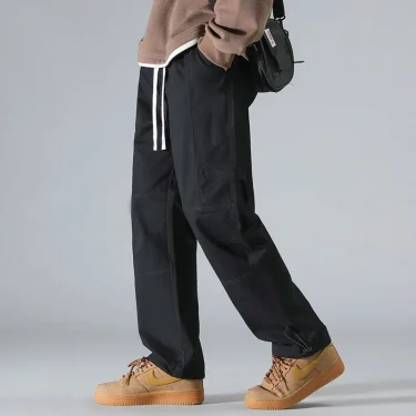 Male Outdoor Jogging Fitness Elastic Trousers Summer Ice Silk Pants Men's Casual Cool Quick-drying Sports Pants Jogger 1