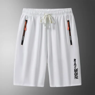 Summer Men's Elastic Waistband Stretchy Casual Shorts for Outdoor Sports Activities and Beach, Quick-Dry Breathable Design 2