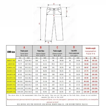 Cargo Pants Men Straight Fit Wide Leg Fleece Lined Trouser Male Winter Fashion Loose Baggy Large Plus Size Warm Streetwear 2