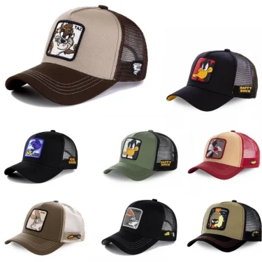 High Quality Brand Anime Cartoon Snapback Cotton Baseball Cap Men Women Hip Hop Dad Mesh Hat Trucker Hat Dropshipping 1
