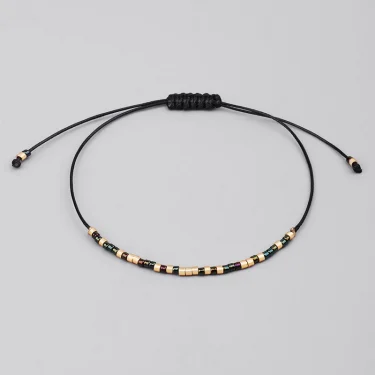 Natural MIYUKI Rice Beads Tibetan Stone Beads Stretch Bracelet For Men Women Yoga Chakra Crystal Bead Bracelets 1