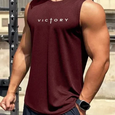 Outdoor Badminton Tennis Sports Men's 3D Vest Street Sleeveless Shirt Summer Casual Running Fitness Vest Fashion Gym T-Shirt Men 4