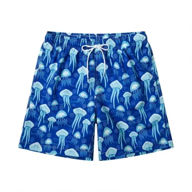Hawaiian Ocean Fish 3D Print Beach Shorts for Men Casual Vacation Short Pants Male Bermudas Boy Surfing Board Shorts Y2k Trunks 4